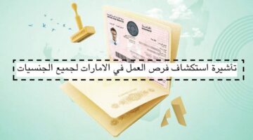 فيزا البح عن عمل في الامارات تاشيرة استكشاف فرص العمل